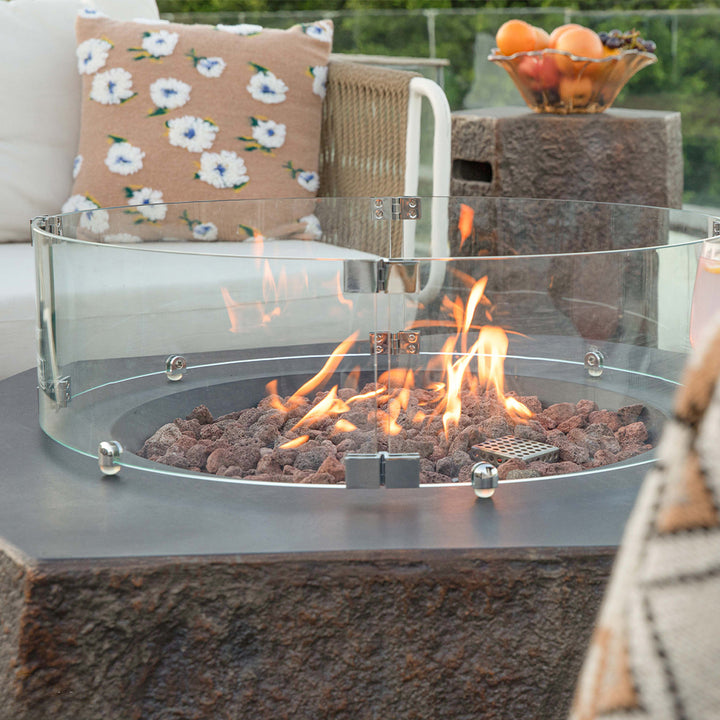 Outdoor Columbia Fire Pit Table - Select Fuel Type