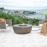 Outdoor Boulder Fire Pit Table - Select Fuel Type