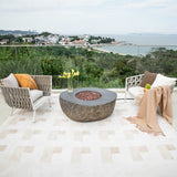 Outdoor Boulder Fire Pit Table - Select Fuel Type