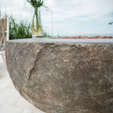 Outdoor Boulder Fire Pit Table - Select Fuel Type