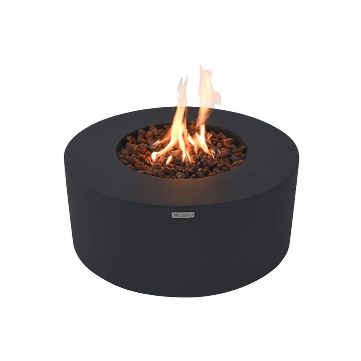 Venice Outdoor Firepit Table - 34 Inches - Select Fuel Type
