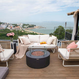 Venice Outdoor Firepit Table - 34 Inches - view 7