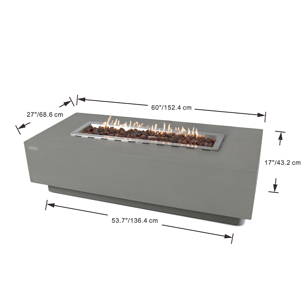 Granville Outdoor Fire Pit Table - Select Fuel Type