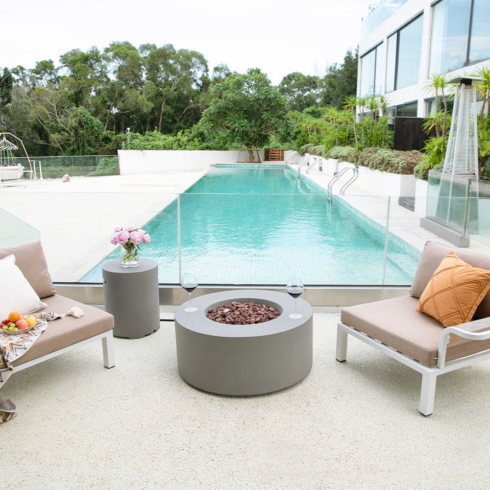 Tramore Outdoor Fire Pit Table - Liquid Propane - view 4