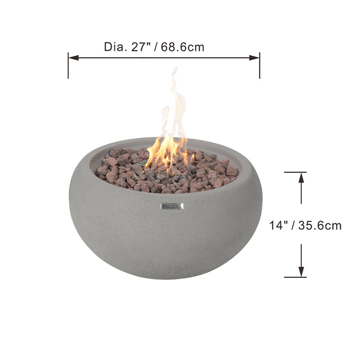 Newbridge Outdoor Fire Pit Table - Liquid Propane