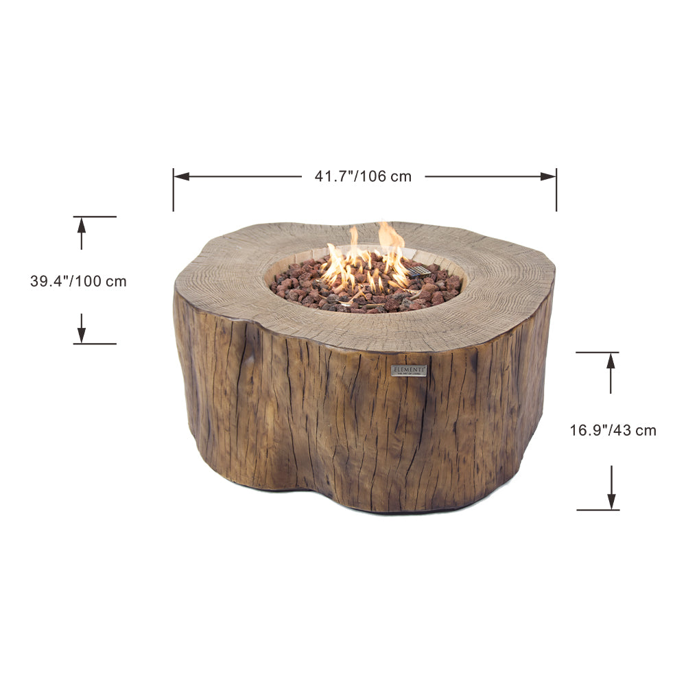 Manchester Outdoor Fire Pit Table - Select Fuel Type