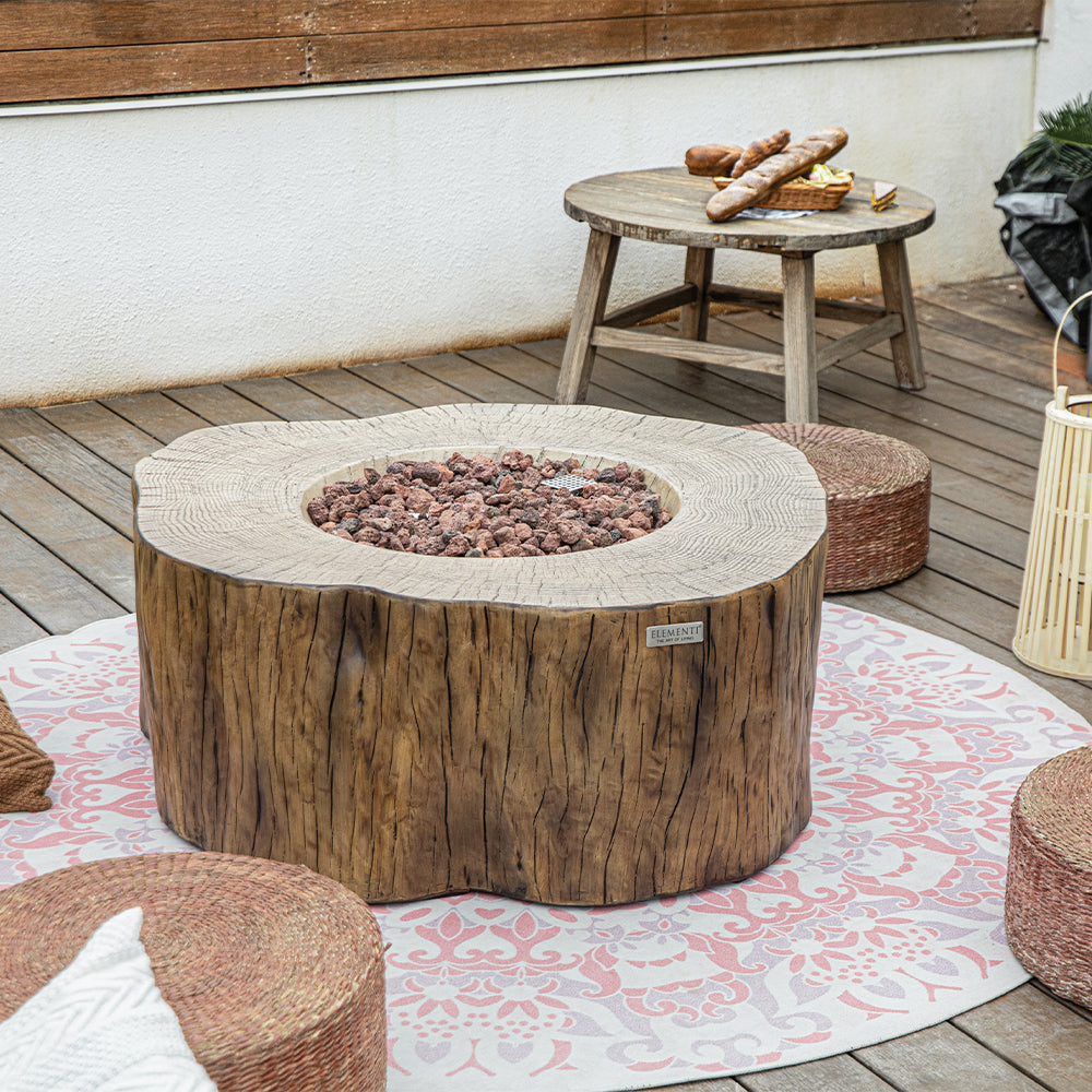 Manchester Outdoor Fire Pit Table - Select Fuel Type