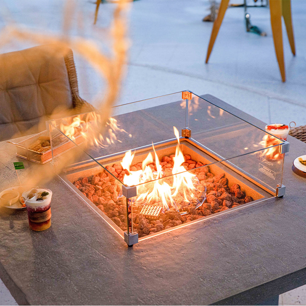 Birmingham Outdoor Firepit Table - 48 Inches - Liquid Propane