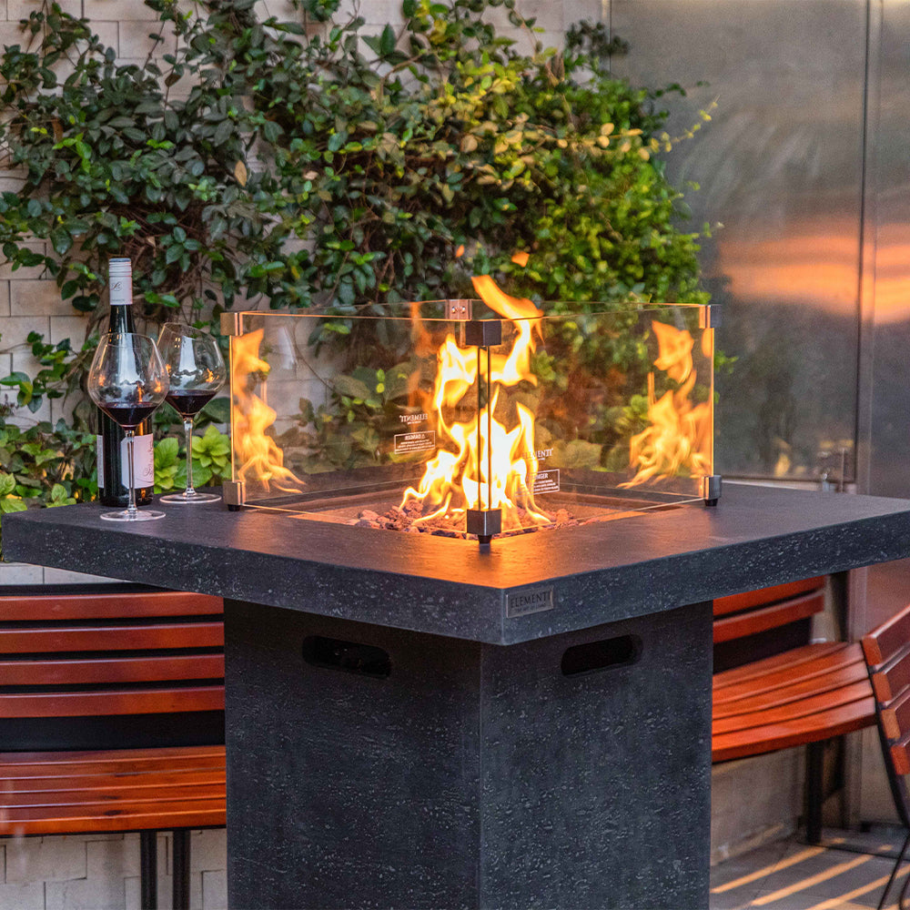 Montreal Outdoor Firepit Table - 34 Inches - Liquid Propane