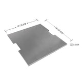 Elementi Rova Fire Pit Square Stainless-Steel Lid Accessories