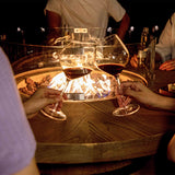 Tuscany Outdoor Reinforced Concrete Fire Pit Table - 48 Inch - Liquid Propane
