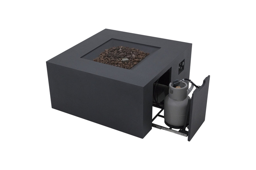 Elementi Rocky Propane Fire Pit, 43 x 43 Inches
