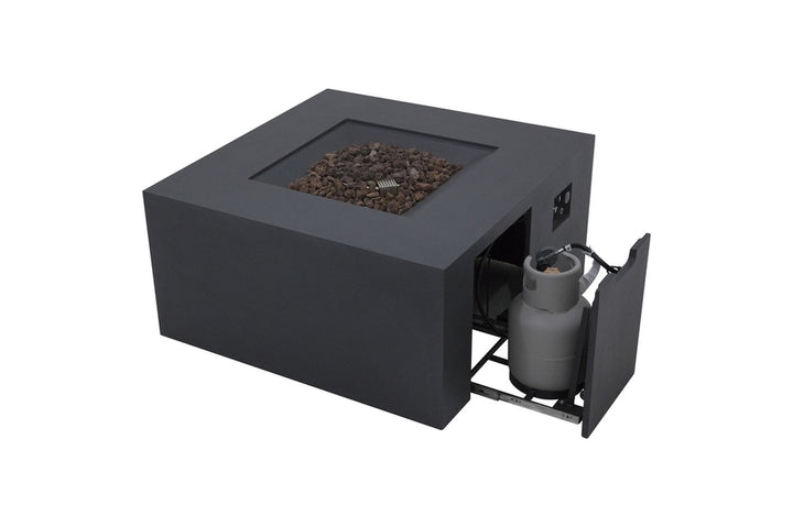 Elementi Rocky Propane Fire Pit, 43 x 43 Inches