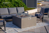Sol Living Rocky Propane Fire Pit, 43 x 43 Inches
