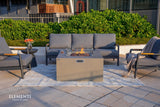 Sol Living Rocky Propane Fire Pit, 43 x 43 Inches