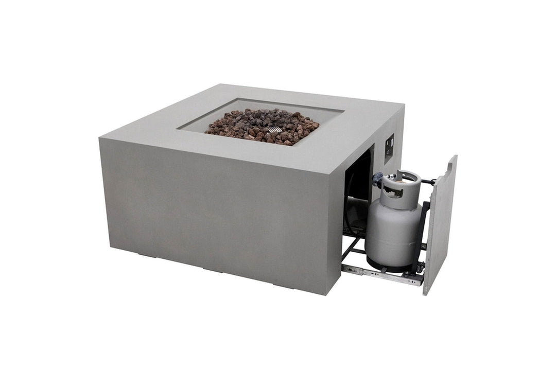 Elementi Rocky Propane Fire Pit, 43 x 43 Inches