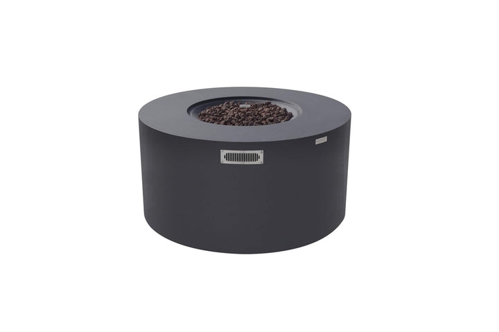 Elementi Pacaya Propane Fire Pit Light Grey, 43 x 43 Inches