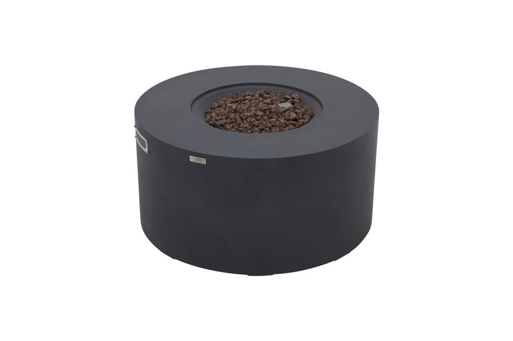 Elementi Pacaya Propane Fire Pit Light Grey, 43 x 43 Inches