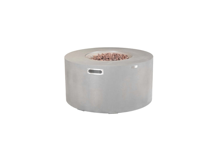 Elementi Pacaya Propane Fire Pit Light Grey, 43 x 43 Inches