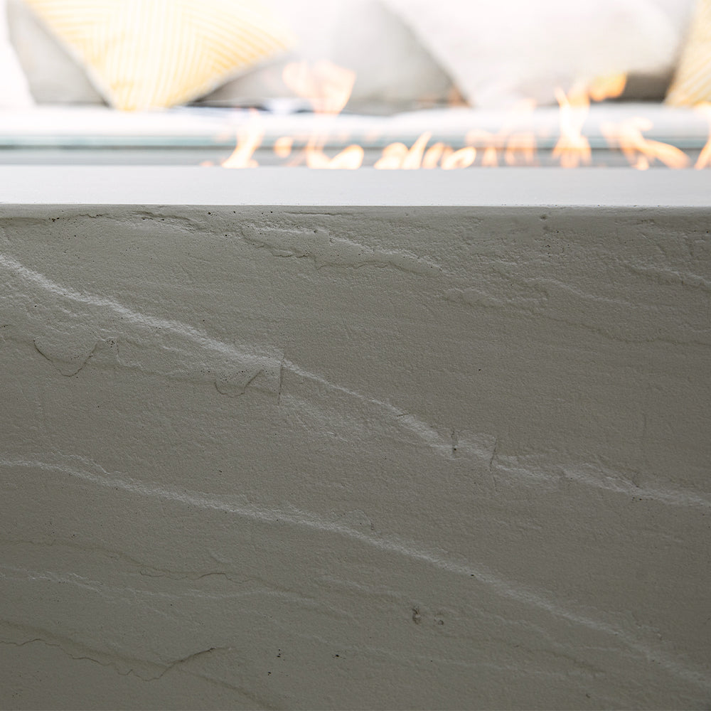 Meteora Outdoor Space Grey Fire Pit Table - Select Fuel Type