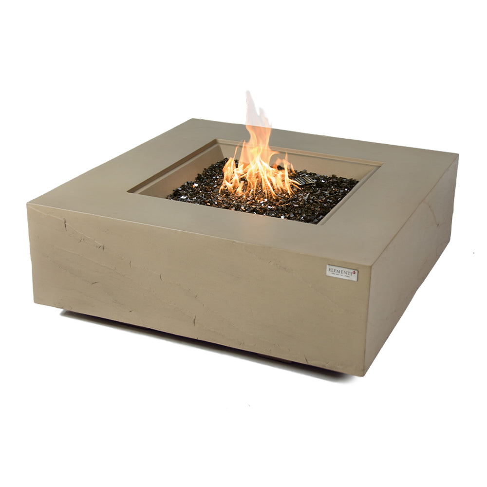 Uluru Outdoor Sunlight Yellow Fire Pit Table