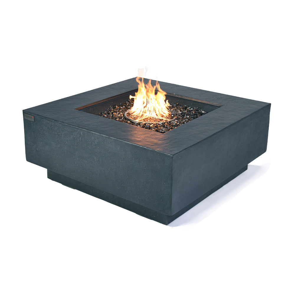 Bergen Outdoor Dark Grey Fire Pit Table