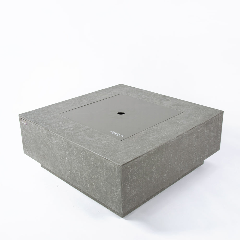 Victoria Outdoor Light Grey Fire Pit Table - Select Fuel Type