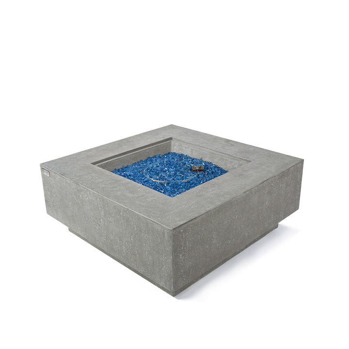 Victoria Outdoor Light Grey Fire Pit Table - Select Fuel Type