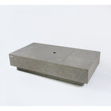 Monte Carlo Outdoor Light Grey Fire Pit Table - Select Fuel Type