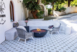 Elementi Plus Rose Bowl Fire Pit, 48 x 48 Inches