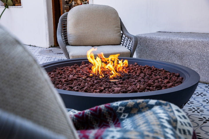 Elementi Plus Rose Bowl Fire Pit, 48 x 48 Inches