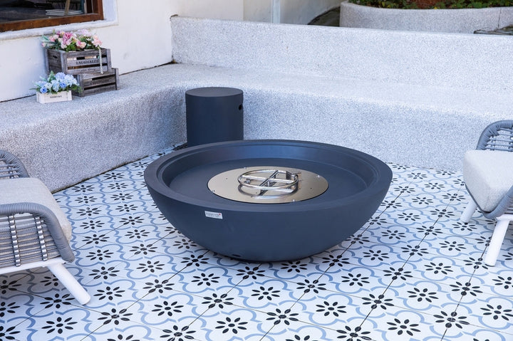 Elementi Plus Rose Bowl Fire Pit, 48 x 48 Inches
