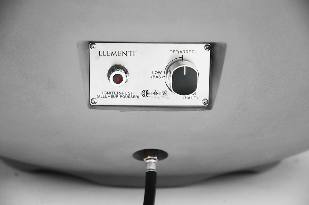 Elementi Plus Rose Bowl Fire Pit, 48 x 48 Inches