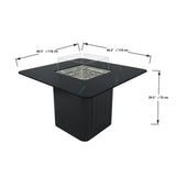 Elementi Plus Propane Fire Pit Black