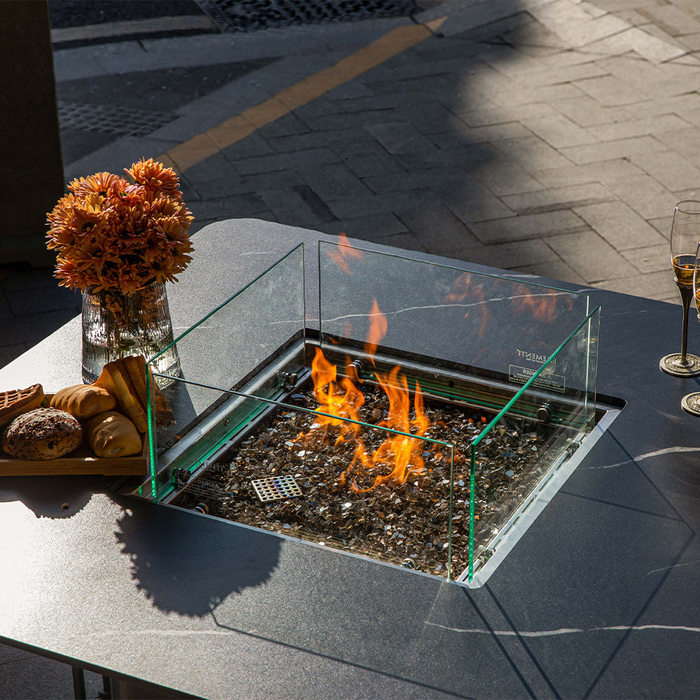 Elementi Plus Propane Fire Pit Black