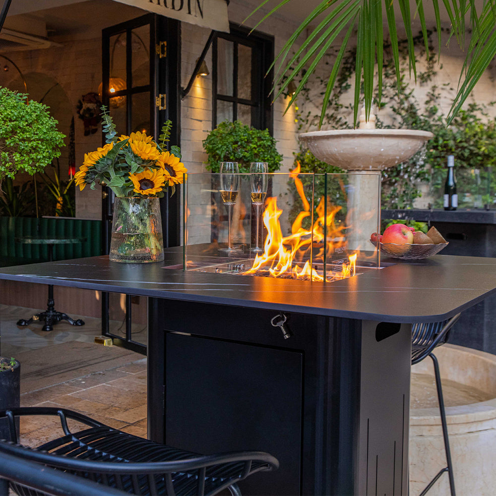 Elementi Plus Propane Fire Pit Black - view 4