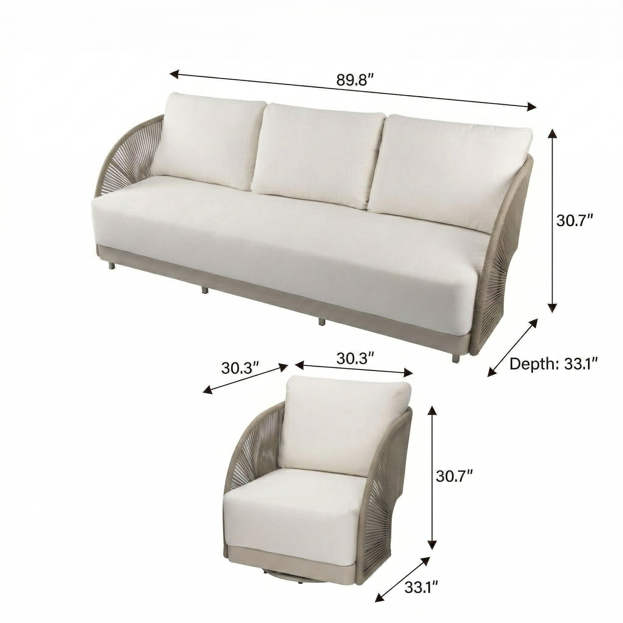 Furniture > Outdoor Furniture > Outdoor Furniture Sets
