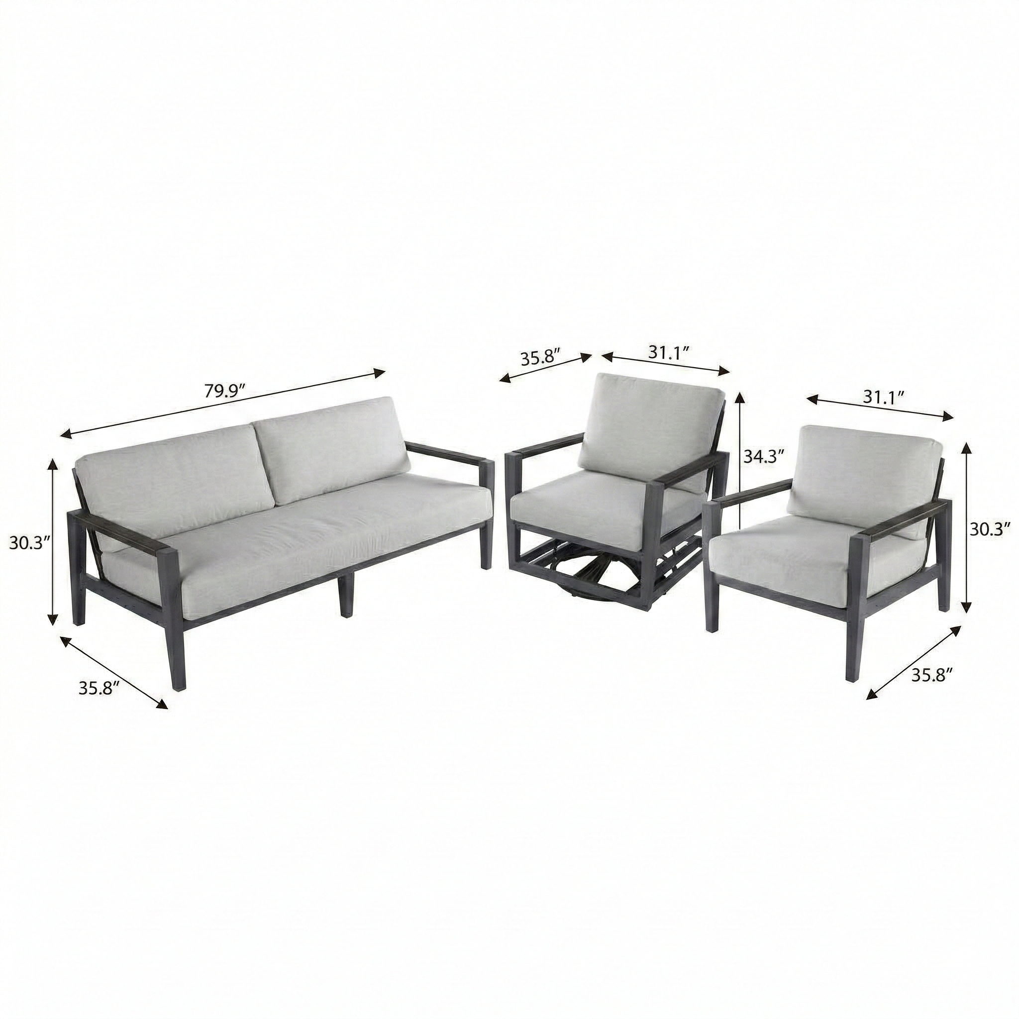 Furniture > Outdoor Furniture > Outdoor Furniture Sets