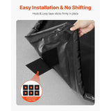 Waterproof Garage Floor Mat with Squeegee, 7 ft 9 in x 18 ft