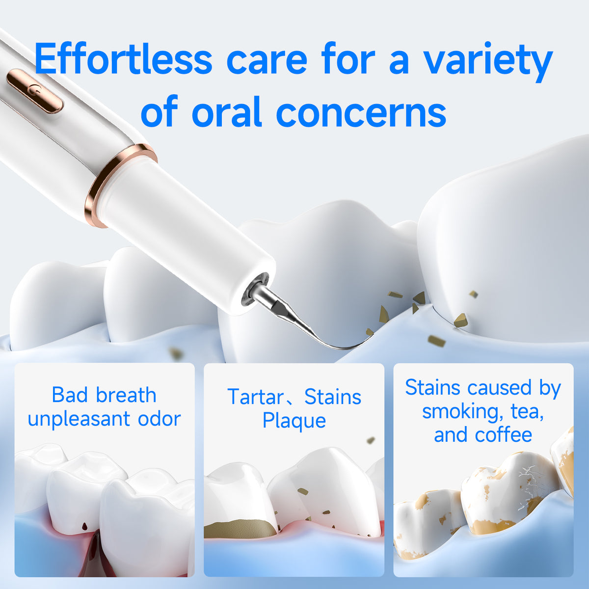 T5 Ultrasonic Tooth Cleaner - Advanced Plaque & Tartar Remover