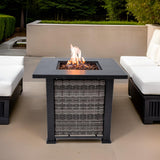 Outdoor Metal Fire Pit Table 50,000 BTUs - Propane Fuel Type