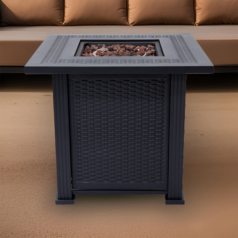 Outdoor Metal Fire Pit Table 50,000 BTUs - Propane Fuel Type