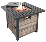 Outdoor Metal Fire Pit Table 50,000 BTUs - Propane Fuel Type