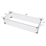 Propane Fire Pit Table Outdoor 50,000 BTU Firepits for Outside CSA Certified