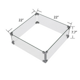 Propane Fire Pit Table Outdoor 50,000 BTU Firepits for Outside CSA Certified