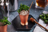 Mint Julep Cups and Moscow Mule Bundle Gift Set - 16 Piece Set