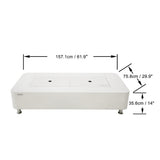Elementi Sydney Ethanol Fire Pit 61.9 x 29.9 Inches