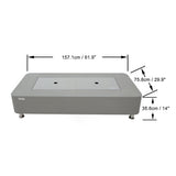 Elementi Sydney Ethanol Fire Pit 61.9 x 29.9 Inches