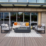Elementi Sydney Ethanol Fire Pit 61.9 x 29.9 Inches