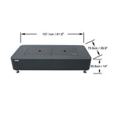 Elementi Sydney Ethanol Fire Pit 61.9 x 29.9 Inches